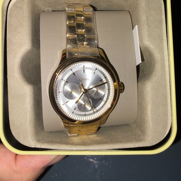 FOSSIL Brynn Multifunction Gold-Tone Stainless Steel Watch - Picture 2 of 13